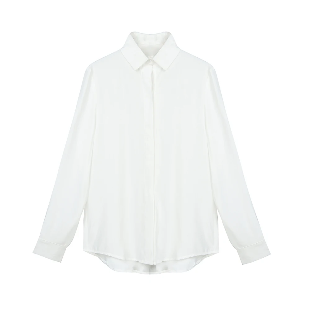 100% Silk Shirt Pure Natural Silk Women Shirt Long Sleeve Top Shirt Women's Clothing 2018 New Style In Fall Top Female Off White
100% Silk Shirt Pure Natural Silk Women Shirt Long Sleeve Top Shirt Women's Clothing 2018 New Style In Fall Top Female Off White
