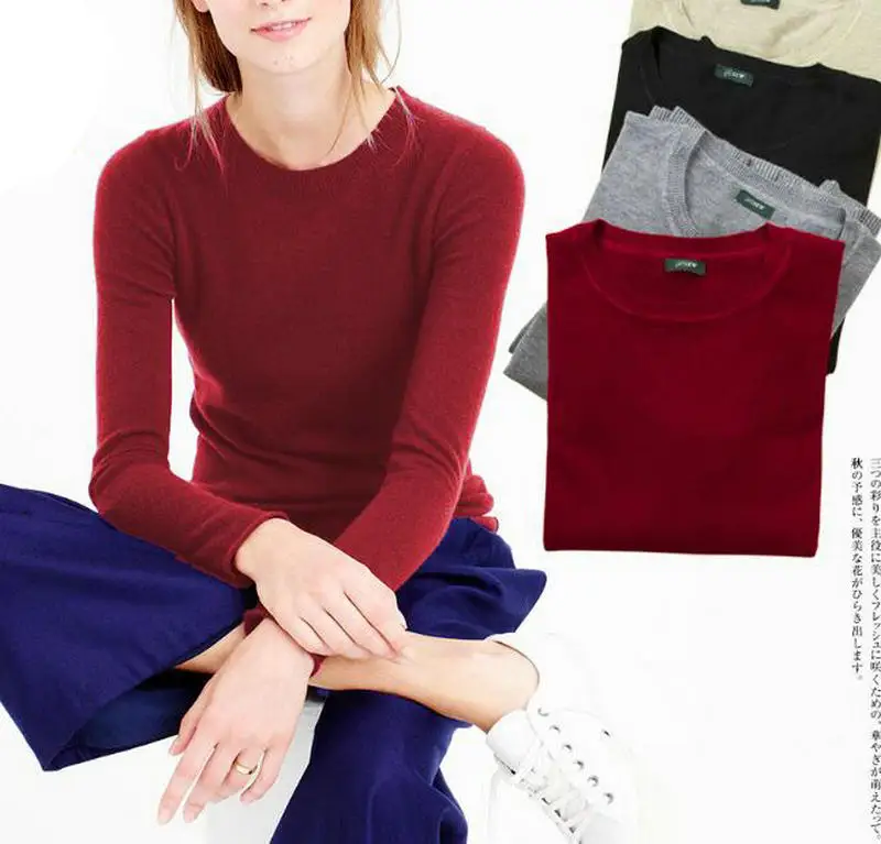 60% Cashmere Women Sweaters O-neck Long Sleeves Cashmere Warm Pullovers Elegant Quality Women Crew Neck Knitwear
60% Cashmere Women Sweaters O-neck Long Sleeves Cashmere Warm Pullovers Elegant Quality Women Crew Neck Knitwear