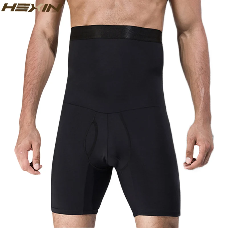 HEXIN Men's Body Shaper Pants High Waist Trainers Slimming Panties Belly Abdomen Fat Drawing Fitness Underwear Shapewear Black
HEXIN Men's Body Shaper Pants High Waist Trainers Slimming Panties Belly Abdomen Fat Drawing Fitness Underwear Shapewear Black