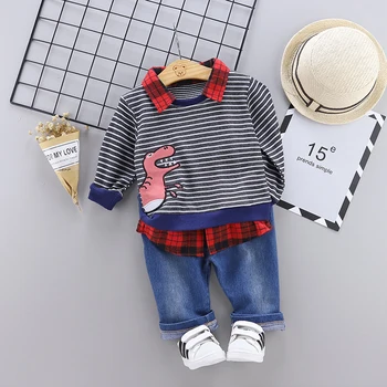Toddler Baby Boys Clothes Sets For Autumn Winter Striped Tops Jeans Kids Sport Outfit For 1 2 3 4 Years Girls Clothing Suit
Toddler Baby Boys Clothes Sets For Autumn Winter Striped Tops Jeans Kids Sport Outfit For 1 2 3 4 Years Girls Clothing Suit