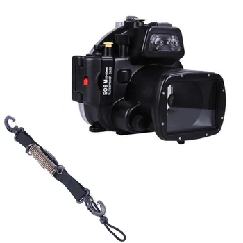 Underwater Waterproof Housing Diving Camera Case Bag for Canon EOS M EOS-M Camera fit 18-55mm lens + Quick Release Coil Lanyard
Underwater Waterproof Housing Diving Camera Case Bag for Canon EOS M EOS-M Camera fit 18-55mm lens + Quick Release Coil Lanyard