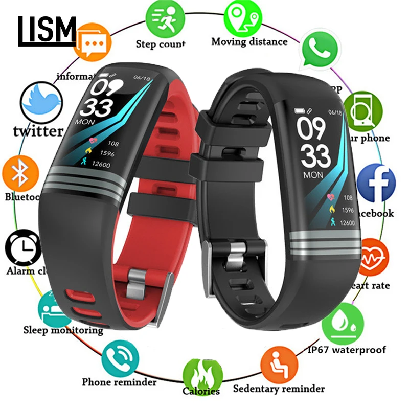 Smart Watch Fitness Bracelet Color Screen Waterproof Heart Rate Smart Band Blood Pressure Oxygen Tracker Wristband PK Mi Band 3
Smart Watch Fitness Bracelet Color Screen Waterproof Heart Rate Smart Band Blood Pressure Oxygen Tracker Wristband PK Mi Band 3