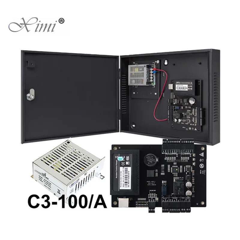 ZK C3-100 Single door TCP/IP Access Control Panel Access Controller System With Power Supply Box 1 Door Access Control Board
ZK C3-100 Single door TCP/IP Access Control Panel Access Controller System With Power Supply Box 1 Door Access Control Board