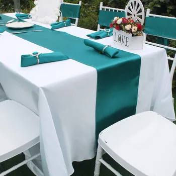 5pcs/lot Wedding Table Runner 12"x108" Luxury Satin Table Runners for Wedding Party Table Decoration Accessories Home Textiles
5pcs/lot Wedding Table Runner 12"x108" Luxury Satin Table Runners for Wedding Party Table Decoration Accessories Home Textiles