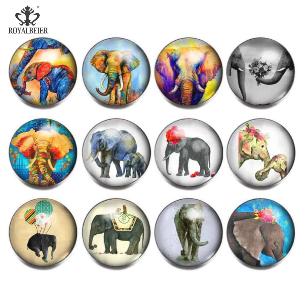 12pcs/lot Mix Pattern Elephant Glass Charms 18mm Snap Button Beads for Jewelry Making Bracelet Snap Jewelry Lots Bulk KG0066
12pcs/lot Mix Pattern Elephant Glass Charms 18mm Snap Button Beads for Jewelry Making Bracelet Snap Jewelry Lots Bulk KG0066