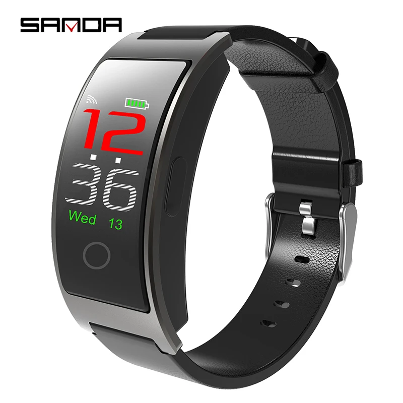 SANDA Mens Leather Smart Watch for IOS Android with Fitness Sleep Monitoring IP67 Waterproof SPORT WATCH Relogio Masculino 2019
SANDA Mens Leather Smart Watch for IOS Android with Fitness Sleep Monitoring IP67 Waterproof SPORT WATCH Relogio Masculino 2019