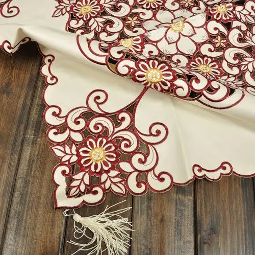 76cm(30X30") Heavy Embroidery Cut working Table cloth Floral Coffee Table Handmade Tablecloths
76cm(30X30") Heavy Embroidery Cut working Table cloth Floral Coffee Table Handmade Tablecloths