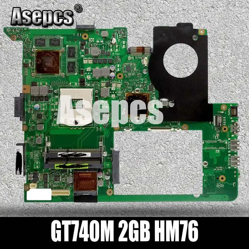 Asepcs N76VB Laptop motherboard for ASUS N76VZ N76VM N76VJ N76V Test original mainboard GT740M 2GB HM76
Asepcs N76VB Laptop motherboard for ASUS N76VZ N76VM N76VJ N76V Test original mainboard GT740M 2GB HM76
