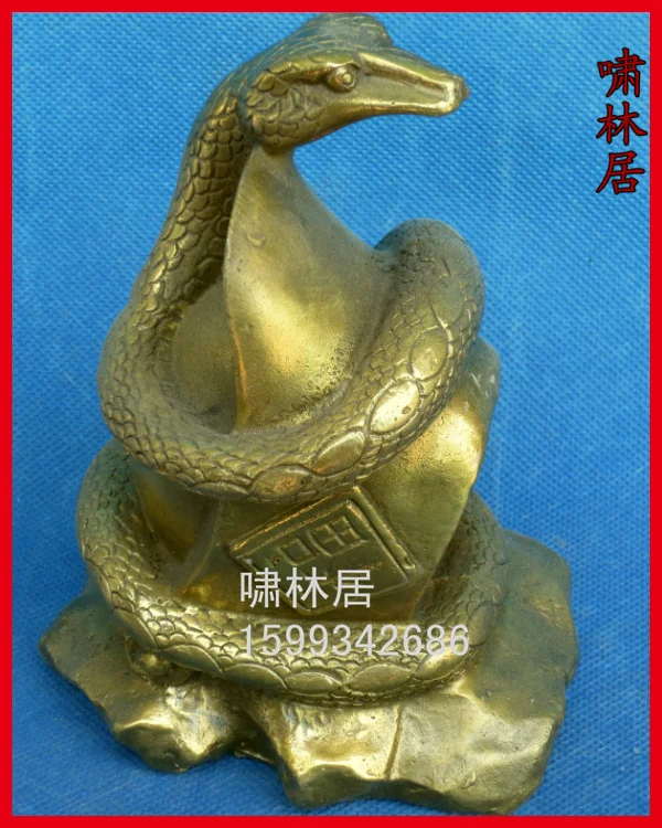 Creative furnishings Bronze lucky decoration feng shui products zodiac copper decoration snake zodiac crafts decoration
Creative furnishings Bronze lucky decoration feng shui products zodiac copper decoration snake zodiac crafts decoration