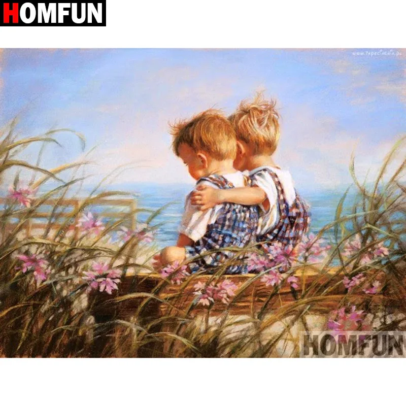 HOMFUN Full Square/Round Drill 5D DIY Diamond Painting "Couple child" Embroidery Cross Stitch 5D Home Decor A01651
HOMFUN Full Square/Round Drill 5D DIY Diamond Painting "Couple child" Embroidery Cross Stitch 5D Home Decor A01651