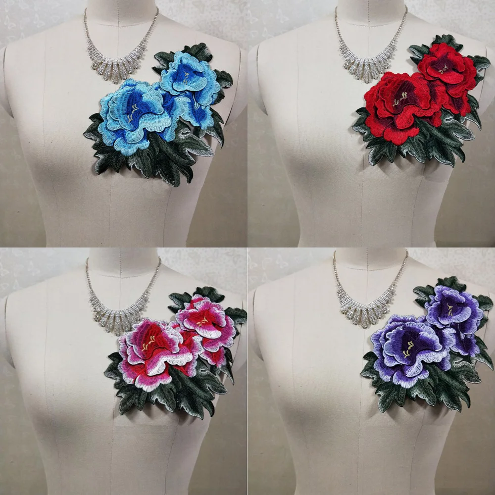 1 Pc Lace Fabric Colorful Floral Embroidered Applique Trim Decorated Lace Neckline Collar Sewing Wedding Dress Scrapbooking
1 Pc Lace Fabric Colorful Floral Embroidered Applique Trim Decorated Lace Neckline Collar Sewing Wedding Dress Scrapbooking