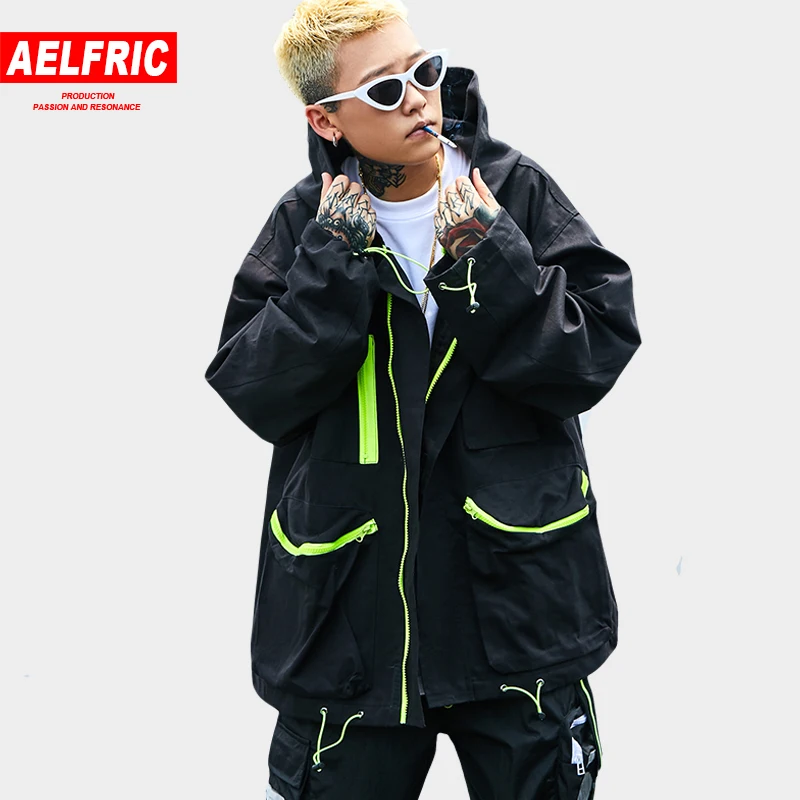 AELFRIC Harajuku Jacket Men Hooded 2018 High Street Outwear Pockets Tactical Jackets Fashion Streetwear Baseball Overcoats HE21
AELFRIC Harajuku Jacket Men Hooded 2018 High Street Outwear Pockets Tactical Jackets Fashion Streetwear Baseball Overcoats HE21