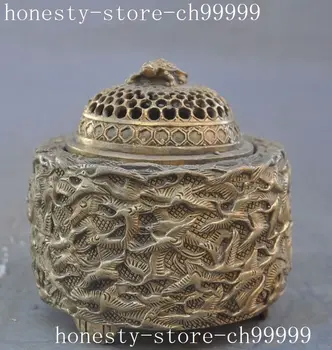 Crafts statue chinese buddhism brass 100 fly Crane bird Turtle statue incense burner Censer halloween
Crafts statue chinese buddhism brass 100 fly Crane bird Turtle statue incense burner Censer halloween