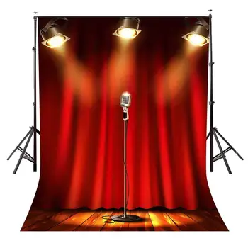 5x7ft Performance Stage Backdrop Red Curtain Performance Stage Photography Background and Studio Photography Backdrop Props
5x7ft Performance Stage Backdrop Red Curtain Performance Stage Photography Background and Studio Photography Backdrop Props