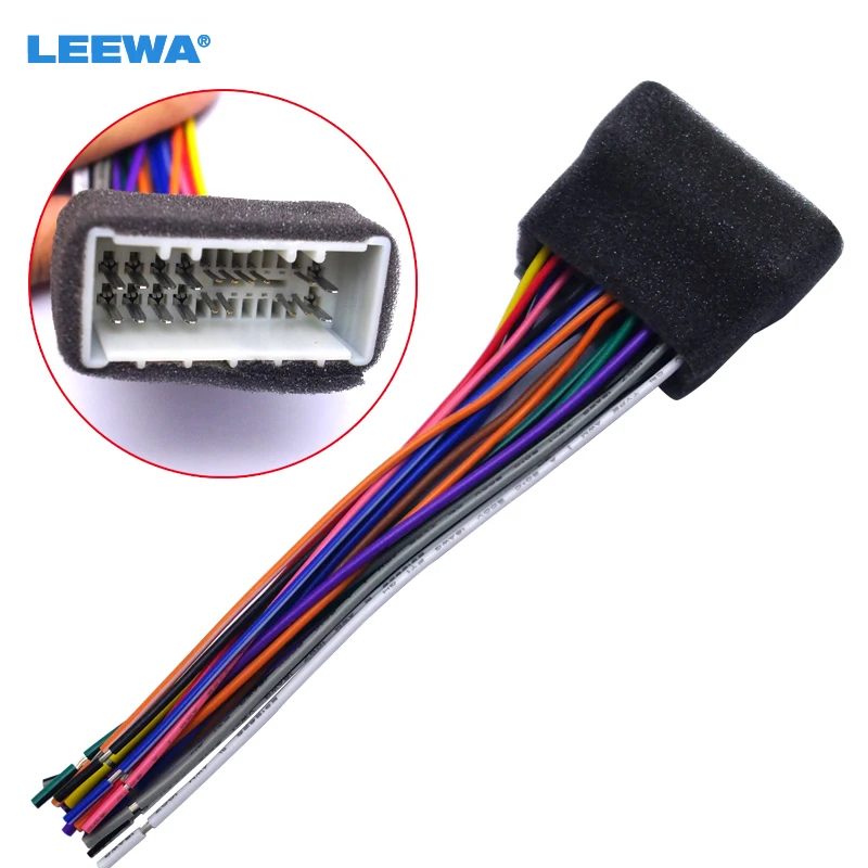 LEEWA Car OEM Audio Stereo 19Pin Wiring Harness Adapter For Hyundai/KIA(05~08)Install Aftermarket CD/DVD Stereo #CA1559
LEEWA Car OEM Audio Stereo 19Pin Wiring Harness Adapter For Hyundai/KIA(05~08)Install Aftermarket CD/DVD Stereo #CA1559