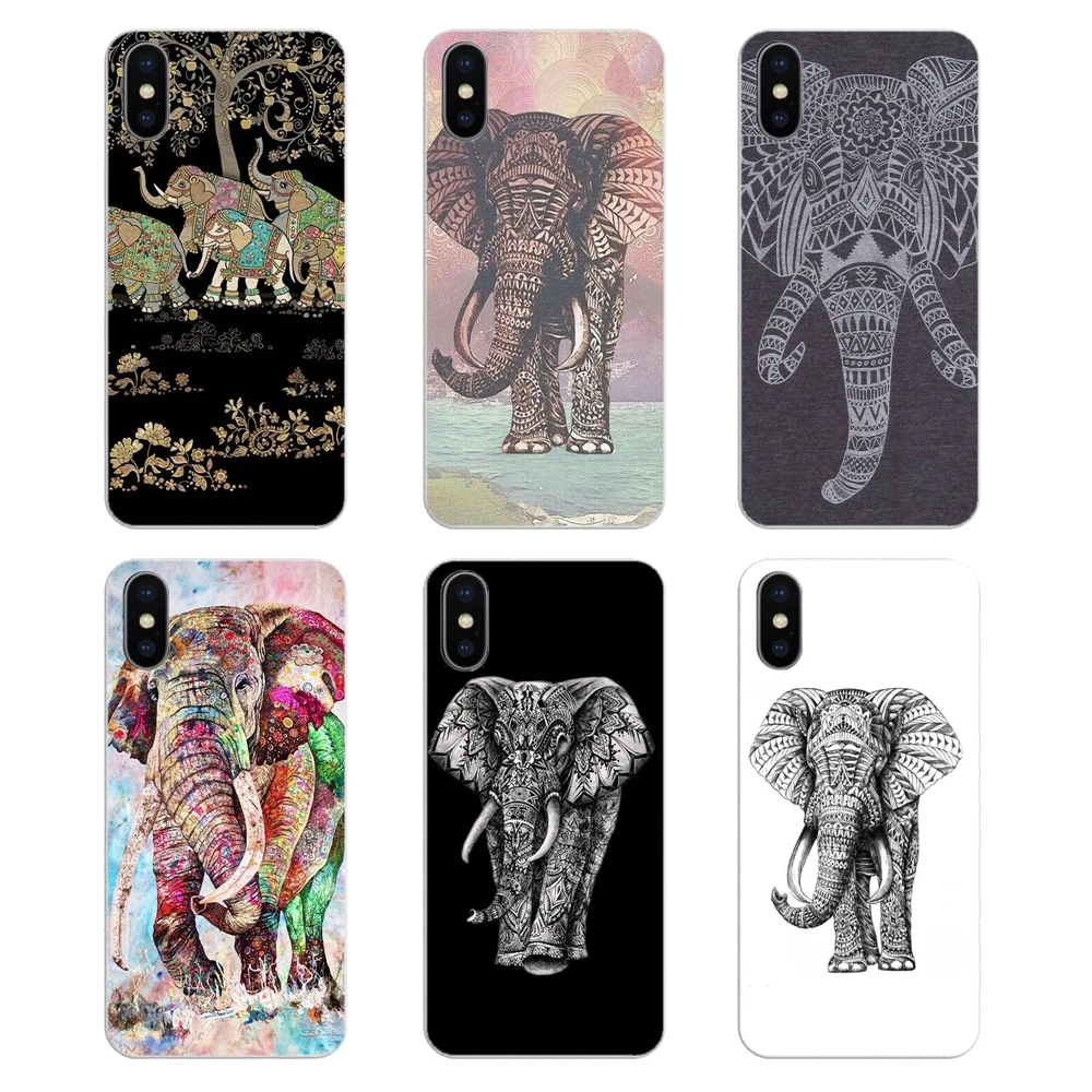 Animal Totem Elephant Aztec indian Flower Art Soft Silicone Case For Xiaomi Redmi 4X S2 3S Note 3 4 5 6 6A Por Pocophone F1 Mi |