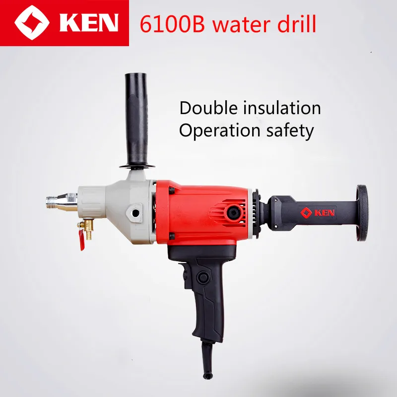 KEN water rig, 6110B hand held drilling machine, high power air conditioning concrete drill hole drilling drill.
KEN water rig, 6110B hand held drilling machine, high power air conditioning concrete drill hole drilling drill.
