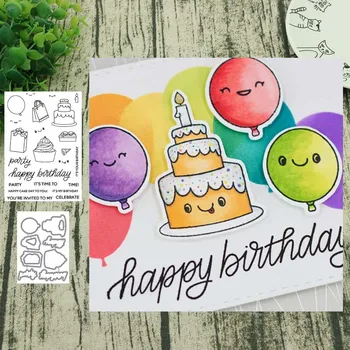 Birthday Cake metal cutting dies and clear stamps for scrapbooking DIY craft decoration soft stamp kids stationery
Birthday Cake metal cutting dies and clear stamps for scrapbooking DIY craft decoration soft stamp kids stationery