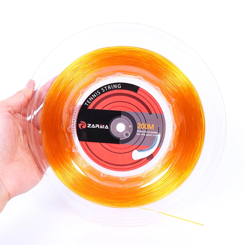 1 Reel ZARSIA (Orange)New Tennis racket Strings Power Rough Polyester tennis string tennis racket strings 17G/1.25 mm
1 Reel ZARSIA (Orange)New Tennis racket Strings Power Rough Polyester tennis string tennis racket strings 17G/1.25 mm