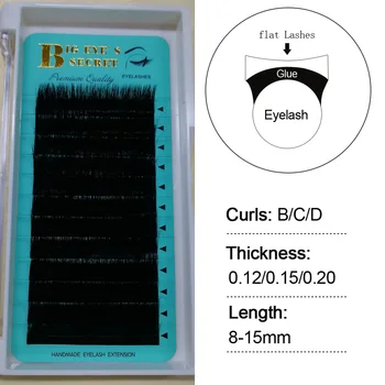 Big eye's secret Flat Eyelash Extensions Individual Mink 0.15 0.20 Softer Ellipse Flat Lash Split Tips Ligher Volume lashes
Big eye's secret Flat Eyelash Extensions Individual Mink 0.15 0.20 Softer Ellipse Flat Lash Split Tips Ligher Volume lashes