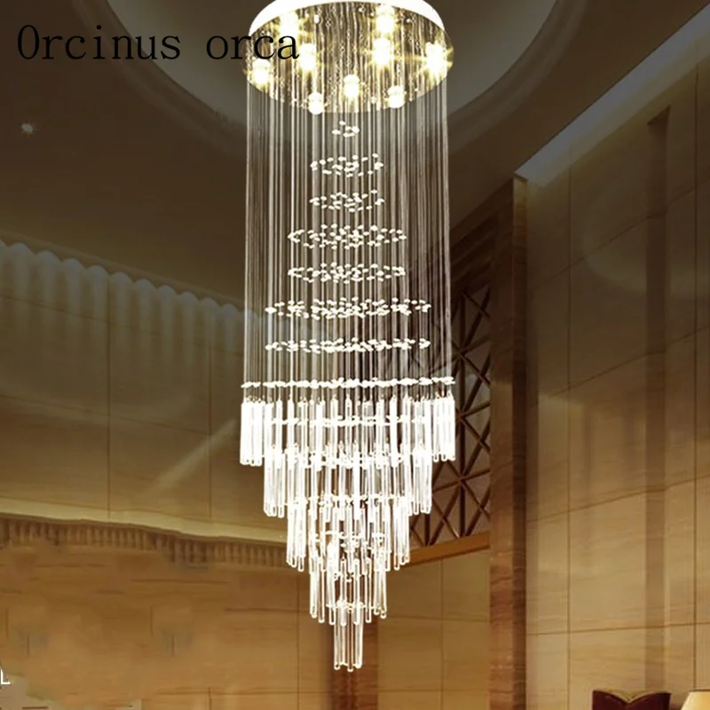 K9 led Crystal Chandelier Light Fixture Modern Lamp for Living Room Bedroom Hotel Hallway Indoor Decoration Stair Ceiling Lamp
K9 led Crystal Chandelier Light Fixture Modern Lamp for Living Room Bedroom Hotel Hallway Indoor Decoration Stair Ceiling Lamp
