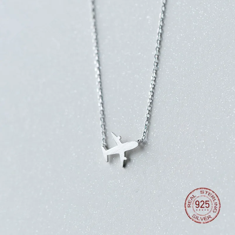 MIESTILO World Traveler 925 Sterling Silver Plane Necklace Adventurous | Modern Sterling Silver Jewelry Airplane Charm Necklaces
MIESTILO World Traveler 925 Sterling Silver Plane Necklace Adventurous | Modern Sterling Silver Jewelry Airplane Charm Necklaces