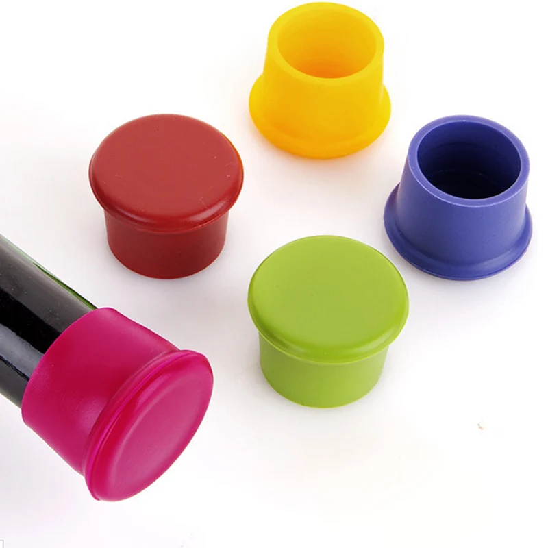1PC Colorful Silicone Wine Stopper Keep Beer Wine Fresh Wine Bottle Stopper Champagne Beverage Caps/Beer Top Cover Lid Bar Tools
1PC Colorful Silicone Wine Stopper Keep Beer Wine Fresh Wine Bottle Stopper Champagne Beverage Caps/Beer Top Cover Lid Bar Tools