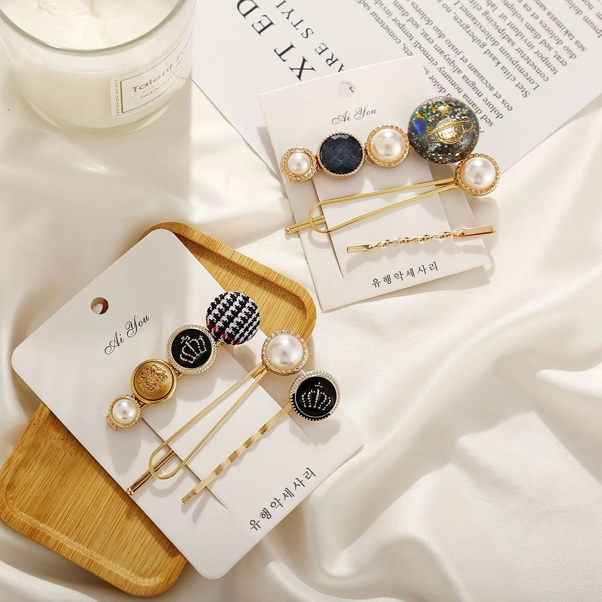 Hot Sale Chic Alloy Metal Hair Clips Pearls Hairpins Geometric Flower Barrett Women Hair Accessories Gold Color Hairgrip
Hot Sale Chic Alloy Metal Hair Clips Pearls Hairpins Geometric Flower Barrett Women Hair Accessories Gold Color Hairgrip