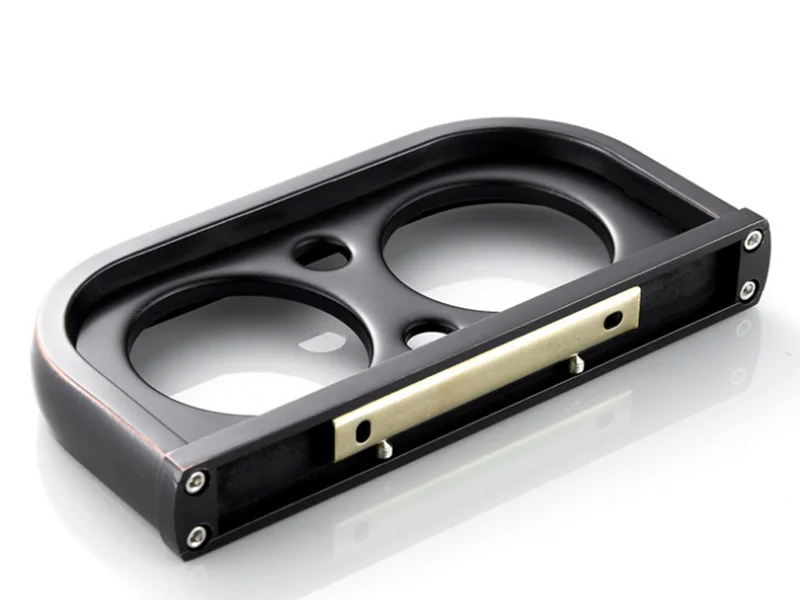 double cup holder black 3