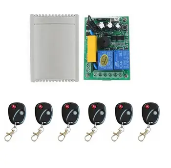 free ship universal AC220V 2CH 10A Radio Controller RF Wireless Relay Remote Control Switch teleswitch 6 Transmitter +1 Receiver
free ship universal AC220V 2CH 10A Radio Controller RF Wireless Relay Remote Control Switch teleswitch 6 Transmitter +1 Receiver