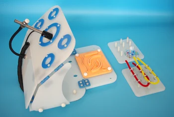 Laparoscopic Simulator Trainer Folding Simulation Box 0 Degree Lens with needle hoder and forceps 4 pcs Module
Laparoscopic Simulator Trainer Folding Simulation Box 0 Degree Lens with needle hoder and forceps 4 pcs Module