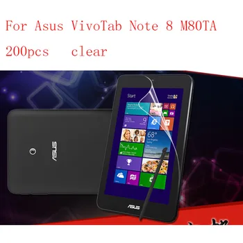 Transparent Lcd Screen Protector Film for Asus VivoTab Note 8 M80TA explosion-proof membrane without retail packing 200pcs/lot
Transparent Lcd Screen Protector Film for Asus VivoTab Note 8 M80TA explosion-proof membrane without retail packing 200pcs/lot