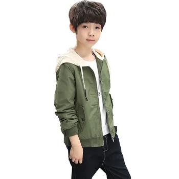 Boys Hooded Jacket Autumn Teenage Boys Windbreaker Outerwear Kids Boys School Clothes Casual Zipper Coat BC322
Boys Hooded Jacket Autumn Teenage Boys Windbreaker Outerwear Kids Boys School Clothes Casual Zipper Coat BC322