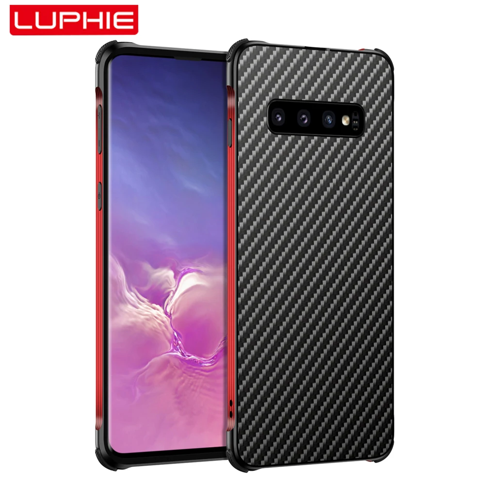 Metal Frame Bumper for Samsung Galaxy S10 Plus Case, Aluminum Alloy Frame Protection Cover Military-Grade Armor Carbon Fiber
Metal Frame Bumper for Samsung Galaxy S10 Plus Case, Aluminum Alloy Frame Protection Cover Military-Grade Armor Carbon Fiber
