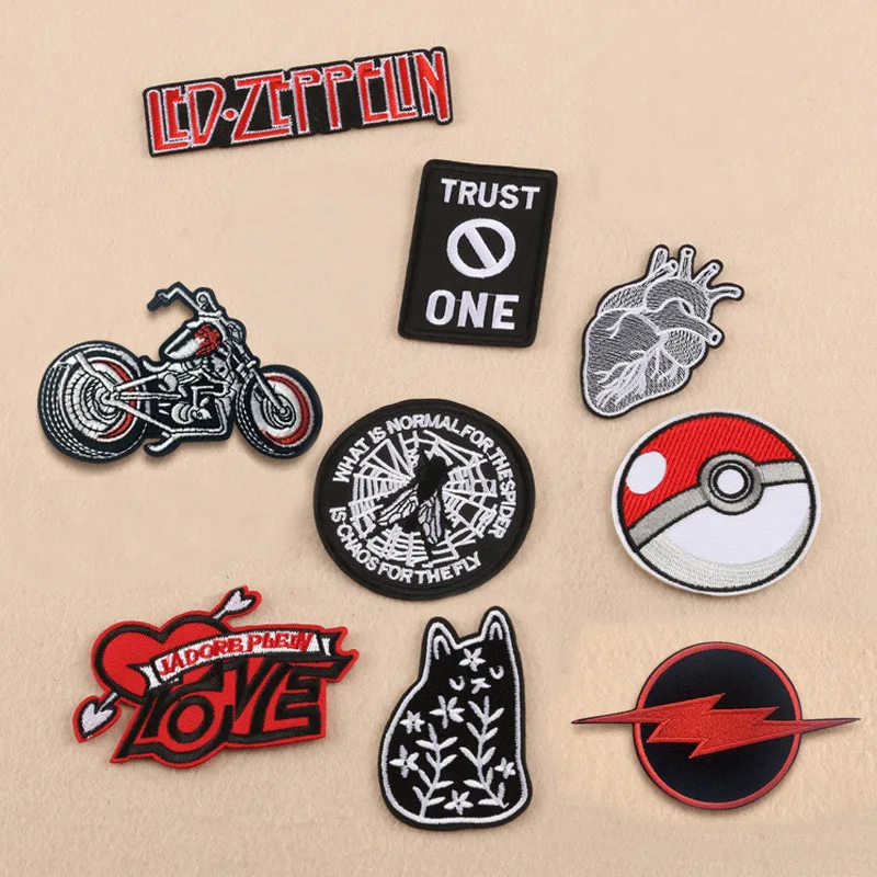 Skull Cat Embroidery Patches for Clothing Iron on Clothes Biker Motorcycle Punk Appliques Badge Stripe Sticker Iron-on Transfers
Skull Cat Embroidery Patches for Clothing Iron on Clothes Biker Motorcycle Punk Appliques Badge Stripe Sticker Iron-on Transfers