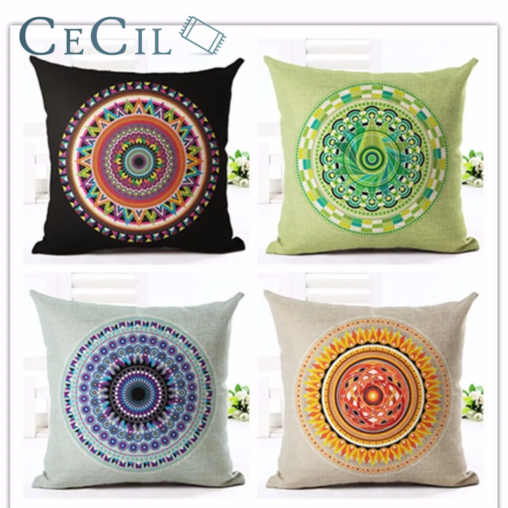 Comwarm Indian Mandala Chair Pillow Case Colorful Bohemia Sofa Car Seat Cushion Cover Geometry Home Decoration Cushions
Comwarm Indian Mandala Chair Pillow Case Colorful Bohemia Sofa Car Seat Cushion Cover Geometry Home Decoration Cushions