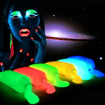 1PC Luminous Neon Fluorescent Body Paint Glow in The Dark Flash Face Art Painting Party Halloween Cheerleading Makeup Decor @
1PC Luminous Neon Fluorescent Body Paint Glow in The Dark Flash Face Art Painting Party Halloween Cheerleading Makeup Decor @