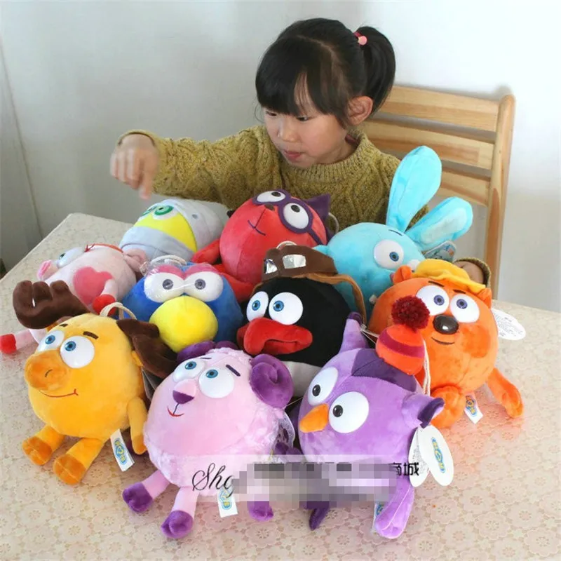 1 piece 25cm 9.8"Smeshariki small pet plush toys on 10 modelling optional birthday baby toys
1 piece 25cm 9.8"Smeshariki small pet plush toys on 10 modelling optional birthday baby toys