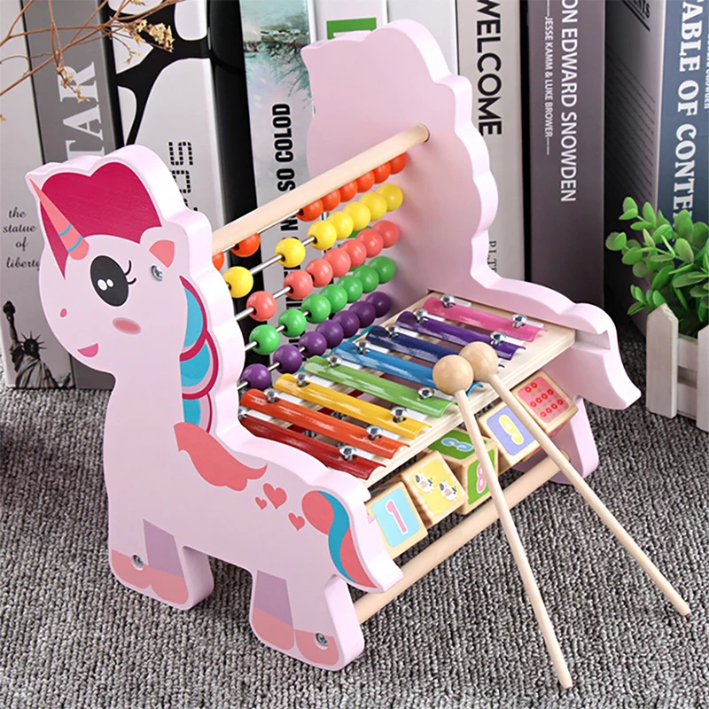 Early Learning Kids Baby Wooden Abacus Toys Unicorn Calculator Handcrafted Educational Children's Knocked Piano Math Toy Gifts
Early Learning Kids Baby Wooden Abacus Toys Unicorn Calculator Handcrafted Educational Children's Knocked Piano Math Toy Gifts