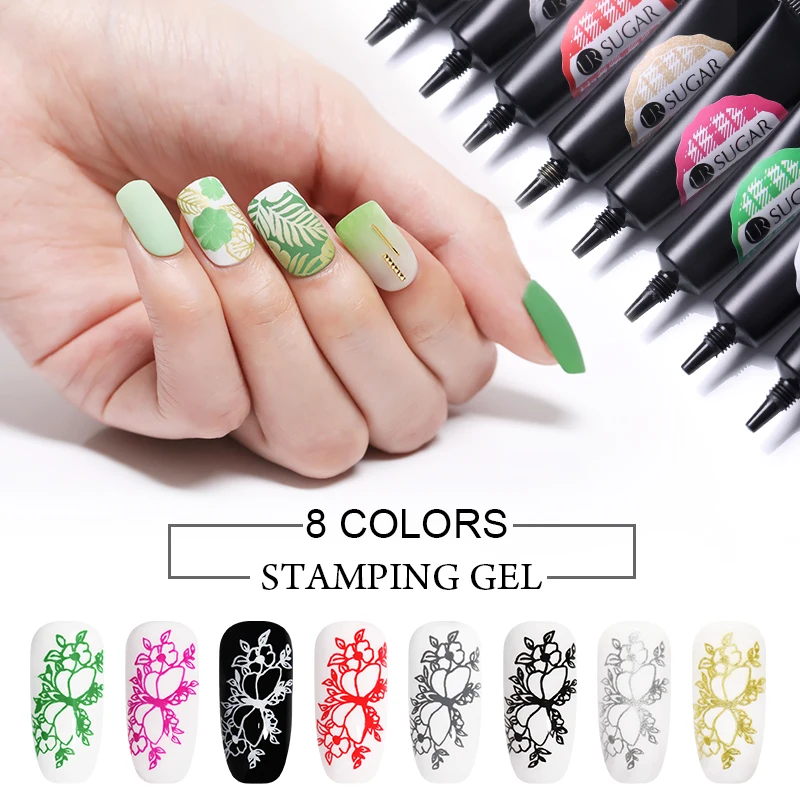 UR SUGAR 8ml Nail Art Stamping Gel UV LED Nails Printing Transfer Gel Soak Off Gels Nail Polish Lacquer For Nail Template Stamp
UR SUGAR 8ml Nail Art Stamping Gel UV LED Nails Printing Transfer Gel Soak Off Gels Nail Polish Lacquer For Nail Template Stamp