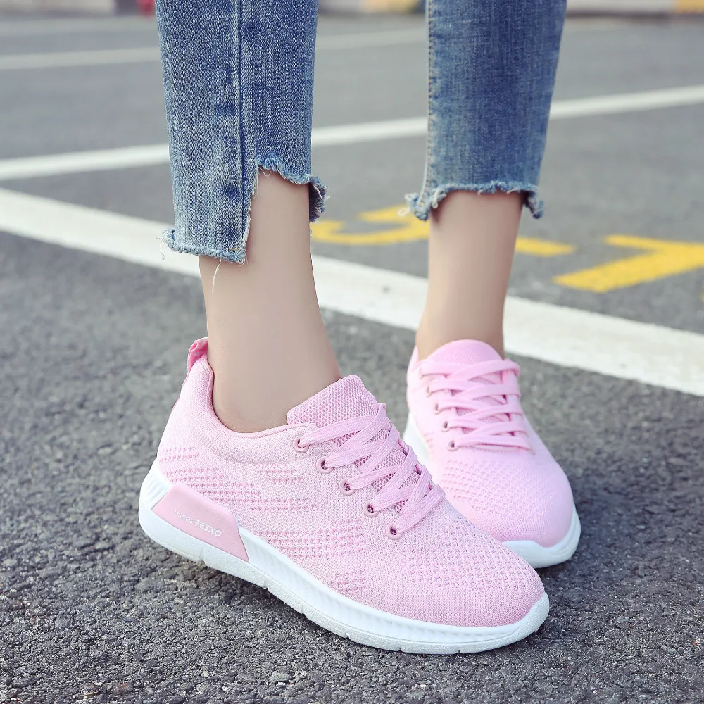 Spring 2019 New Mesh Sports Shoes Female Korean Version Breathable Student Running Shoes with Thick Bottoms
Spring 2019 New Mesh Sports Shoes Female Korean Version Breathable Student Running Shoes with Thick Bottoms