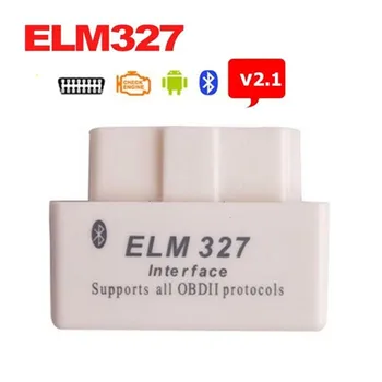 White Mini ELM327 V2.1 Bluetooth OBD Advanced OBDII OBD2 ELM 327 Auto Car Diagnostic Scanner code reader scan tool hot selling
White Mini ELM327 V2.1 Bluetooth OBD Advanced OBDII OBD2 ELM 327 Auto Car Diagnostic Scanner code reader scan tool hot selling