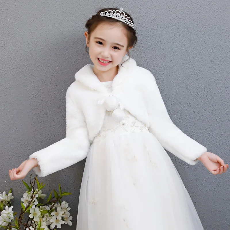 Girls Faux Fur Cape Cloak Winter Flower Girl Dress's Coat Princess Wedding Shawl and Cape for Girls Tippet Bolero Kids Jacket
Girls Faux Fur Cape Cloak Winter Flower Girl Dress's Coat Princess Wedding Shawl and Cape for Girls Tippet Bolero Kids Jacket