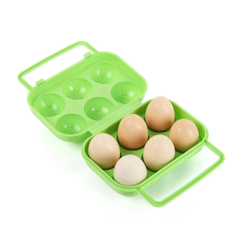 New Arrival Portable 6 Eggs Plastic Container Egg Storage Box Handle Case for Hold Food Egg Organization Almacenamiento 1.5
New Arrival Portable 6 Eggs Plastic Container Egg Storage Box Handle Case for Hold Food Egg Organization Almacenamiento 1.5
