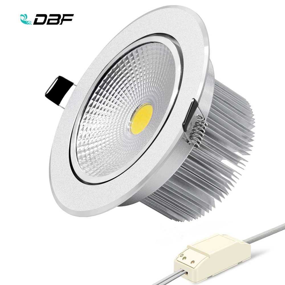 Потолочный светодиодный светильник высокой мощности [DBF] 7 Вт 9 12 15 18 | Лампы и