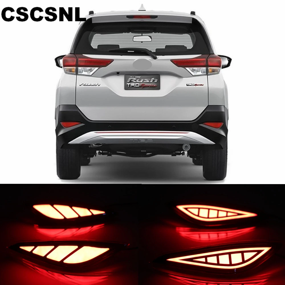 CSCSNL 2PCS Multi-functions Car LED For Toyota Rush 2018 2019 Rear Fog Lamp Brake Warning Light Rear Bumper Decoration Lamp
CSCSNL 2PCS Multi-functions Car LED For Toyota Rush 2018 2019 Rear Fog Lamp Brake Warning Light Rear Bumper Decoration Lamp