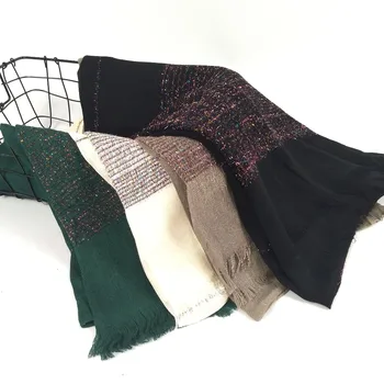 J92 Popular shinny cotton plain long shawls hijab long elastic muslim autumn soft headband scarves/scarf 1
J92 Popular shinny cotton plain long shawls hijab long elastic muslim autumn soft headband scarves/scarf 1