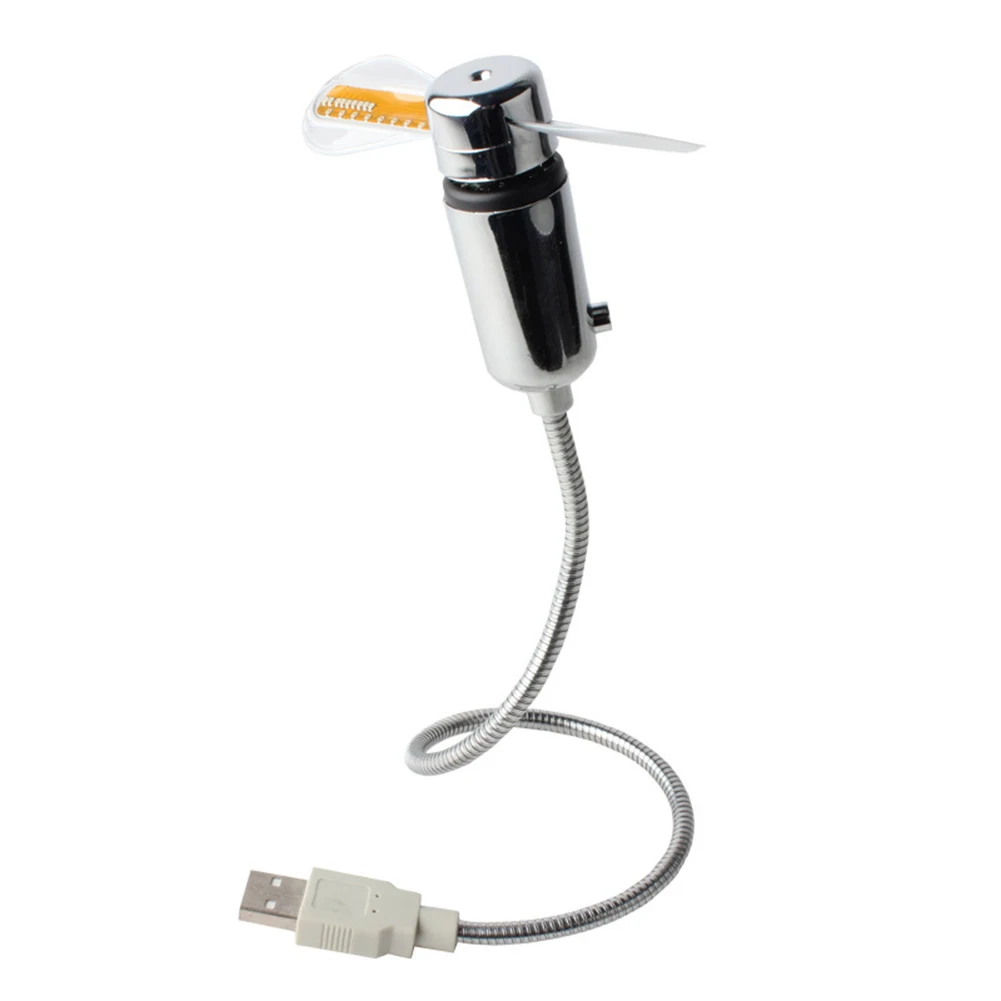 Adjustable Flexible USB Gadget Mini LED Light Fan Clock with Realtime wholesale | Электроника