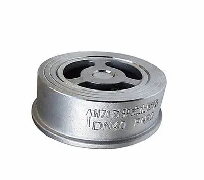 DN25 1" 304 Stainless Steel Wafer Check Valve Non-return One Way Valve