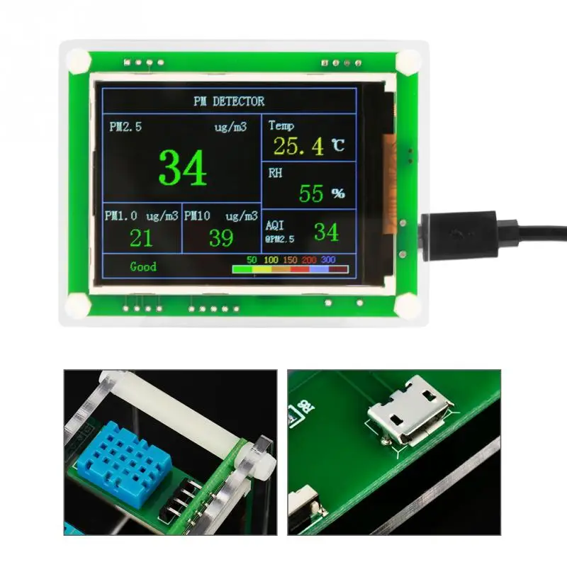 2.8Inch Digital Car PM2.5 Air Quality Detector Tester Meter Gas Monitor Sale MZ